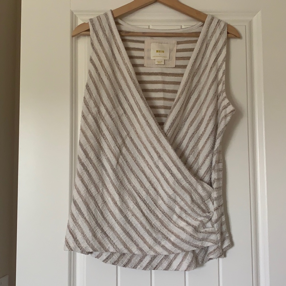 Maeve by Anthropologie Surplice Tank